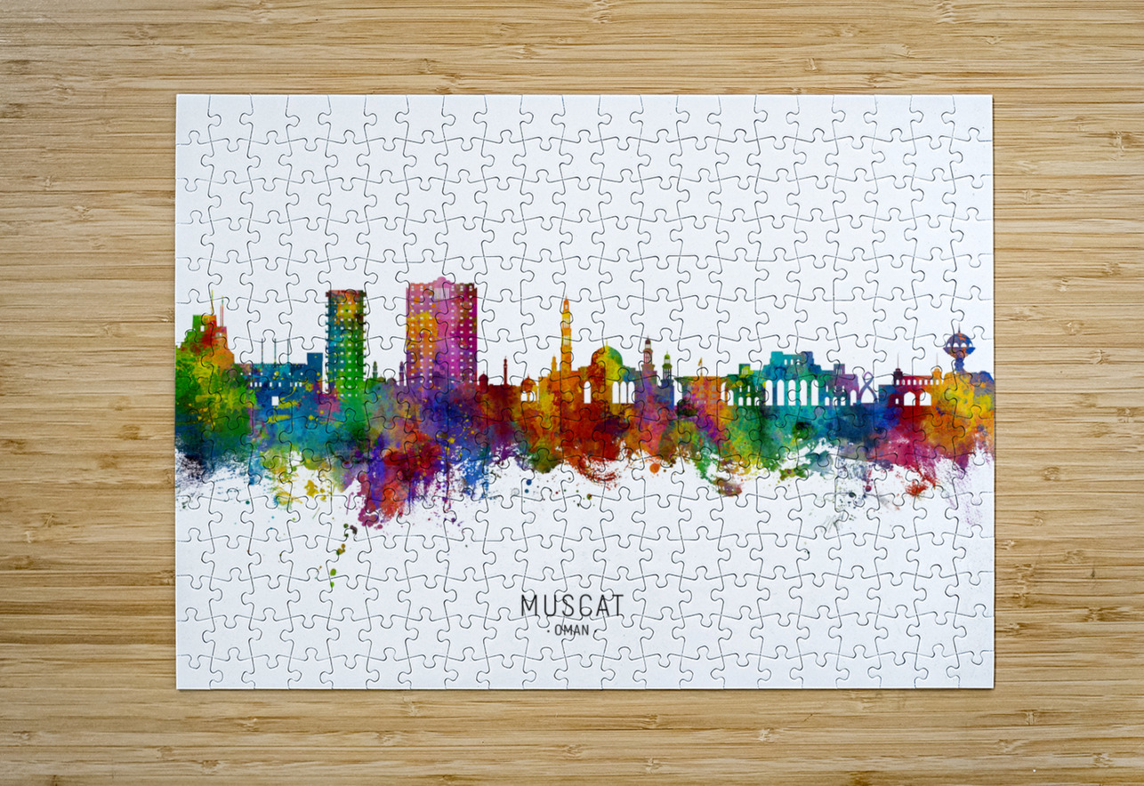 Muscat Oman Skyline Michael Tompsett Puzzle printing