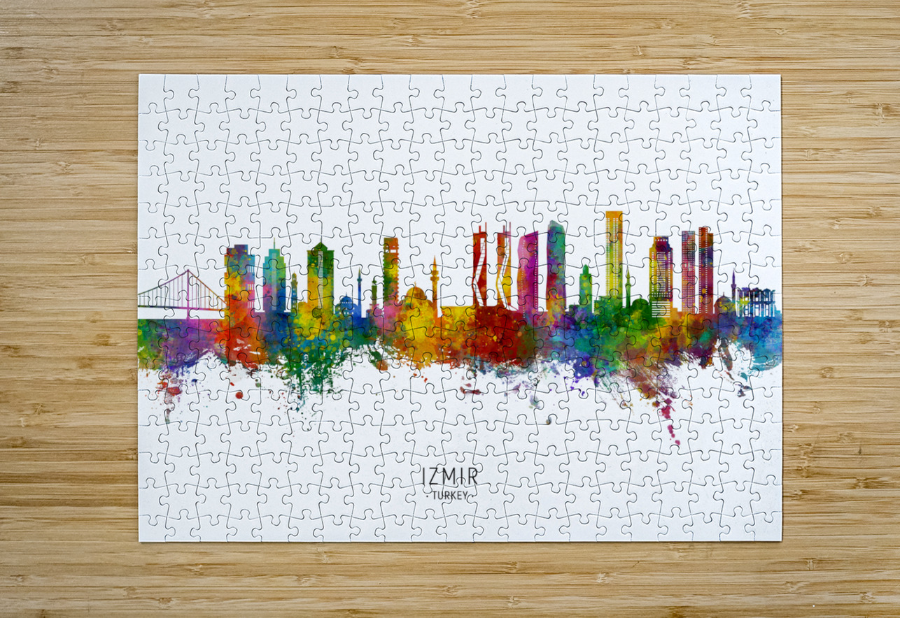 Izmir Turkey Skyline Michael Tompsett Puzzle printing