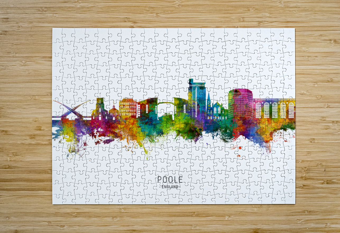 Poole England Skyline Michael Tompsett Puzzle printing