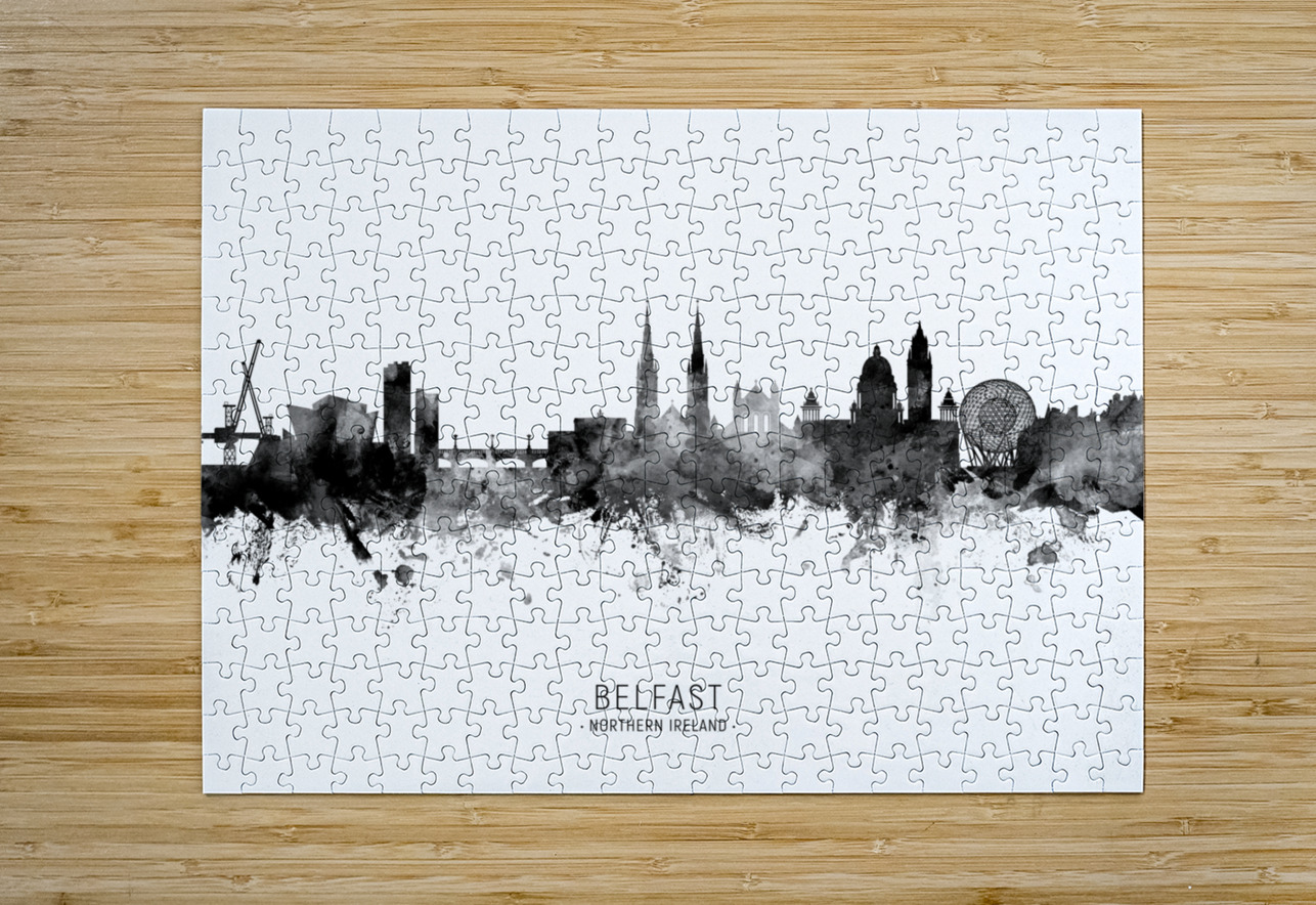 Belfast Northern Ireland Skyline Michael Tompsett Puzzle printing