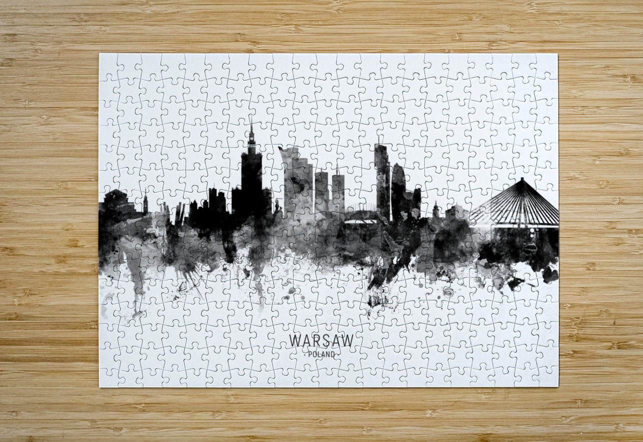 Warsaw Poland Skyline Michael Tompsett Puzzle printing