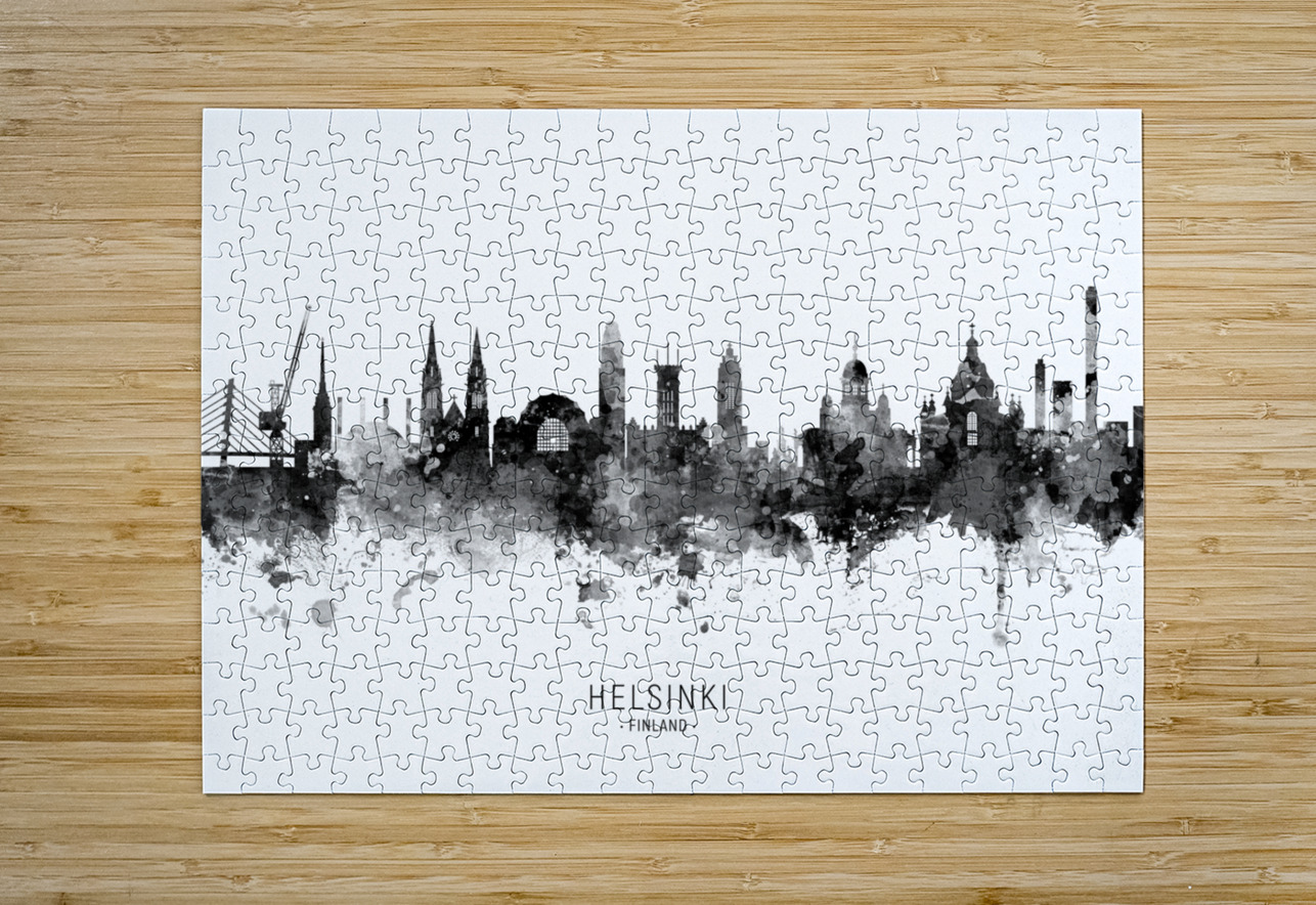 Helsinki Finland Skyline Michael Tompsett Puzzle printing
