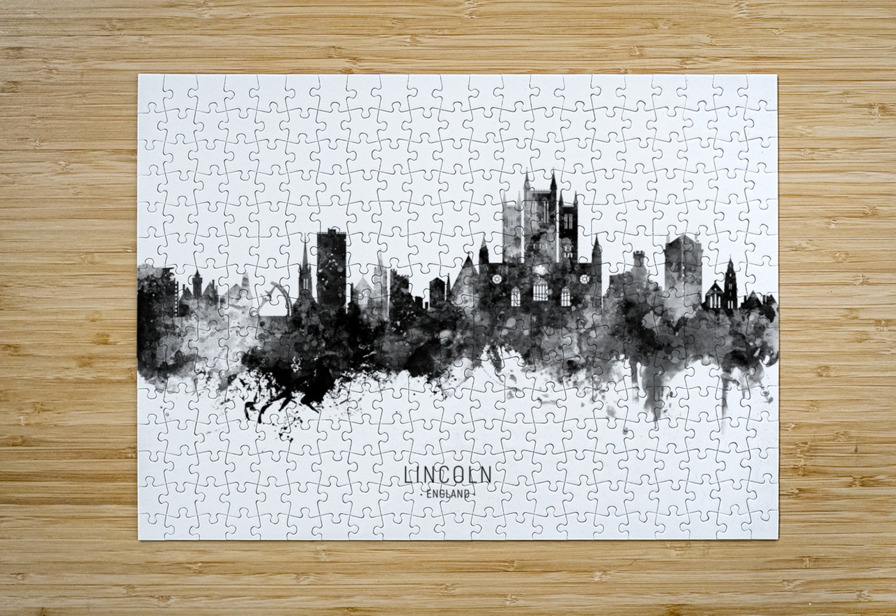 Lincoln England Skyline Michael Tompsett Puzzle printing