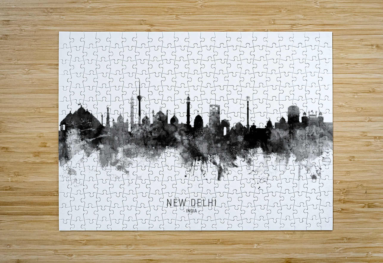 New Delhi India Skyline Michael Tompsett Puzzle printing