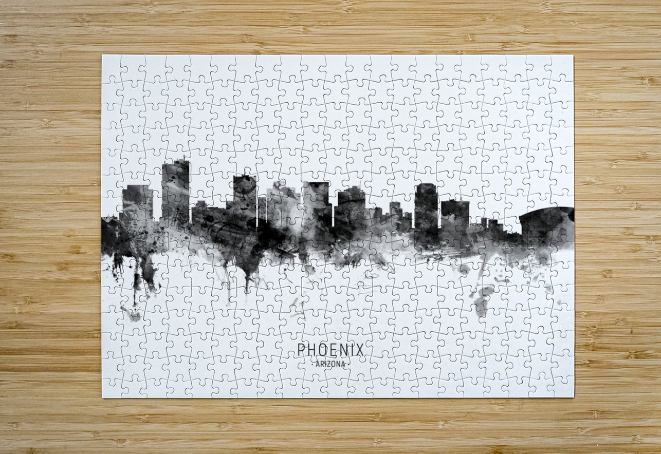 Phoenix Arizona Skyline Michael Tompsett Puzzle printing