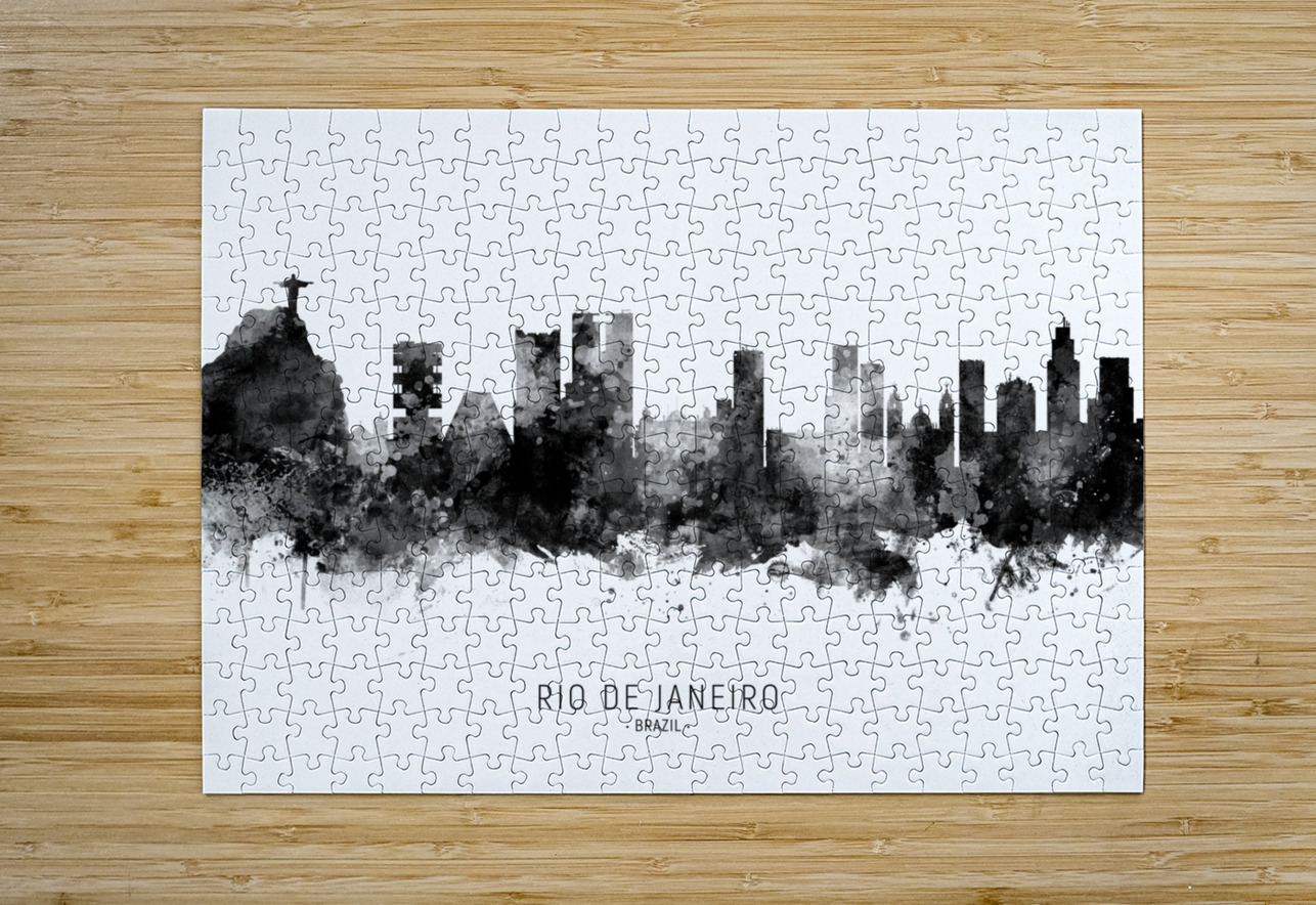 Rio de Janeiro Brazil Skyline Michael Tompsett Puzzle printing
