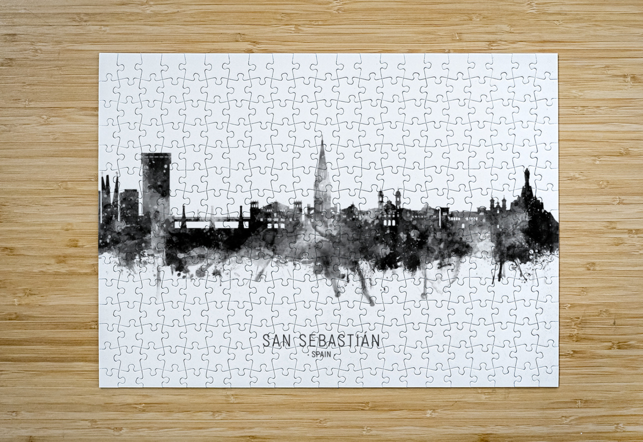 San Sebastian Spain Skyline Michael Tompsett Puzzle printing