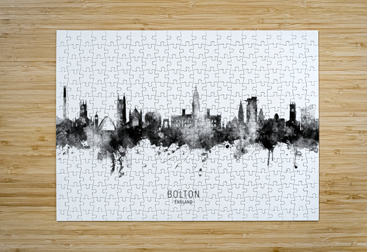 Bolton England Skyline Michael Tompsett Puzzle printing
