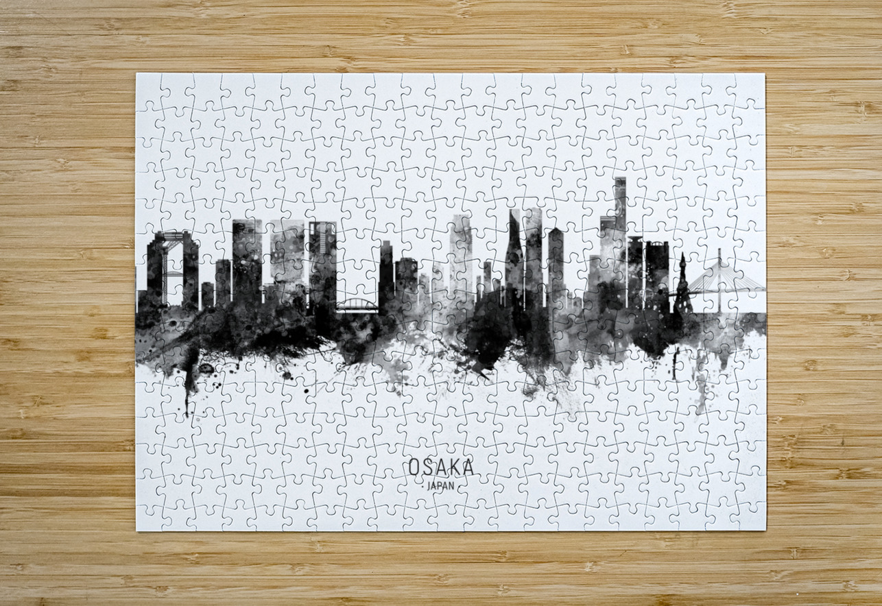 Osaka Japan Skyline Michael Tompsett Puzzle printing