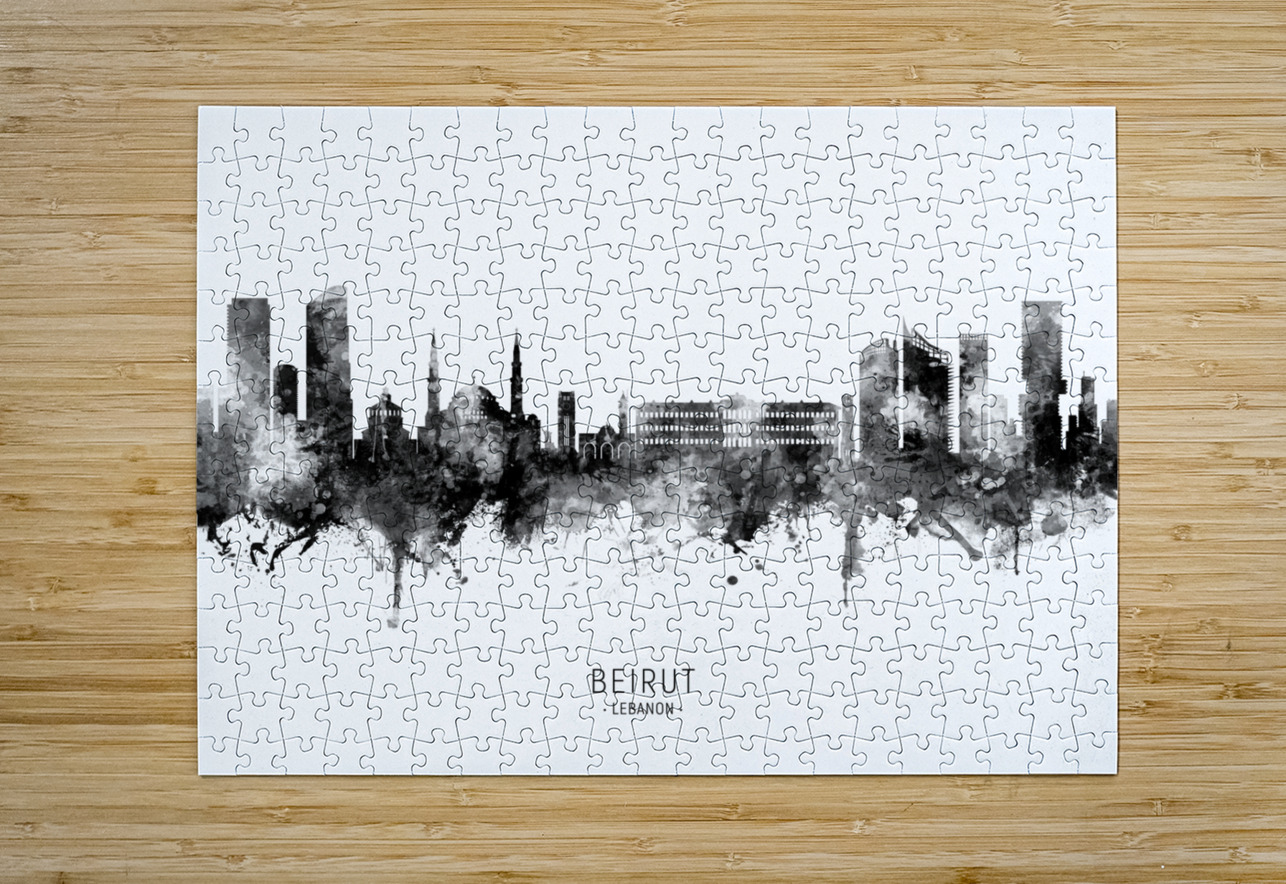 Beirut Lebanon Skyline Michael Tompsett Puzzle printing
