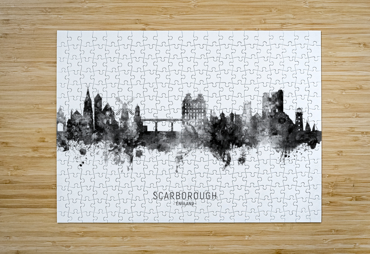 Scarborough England Skyline Michael Tompsett Puzzle printing
