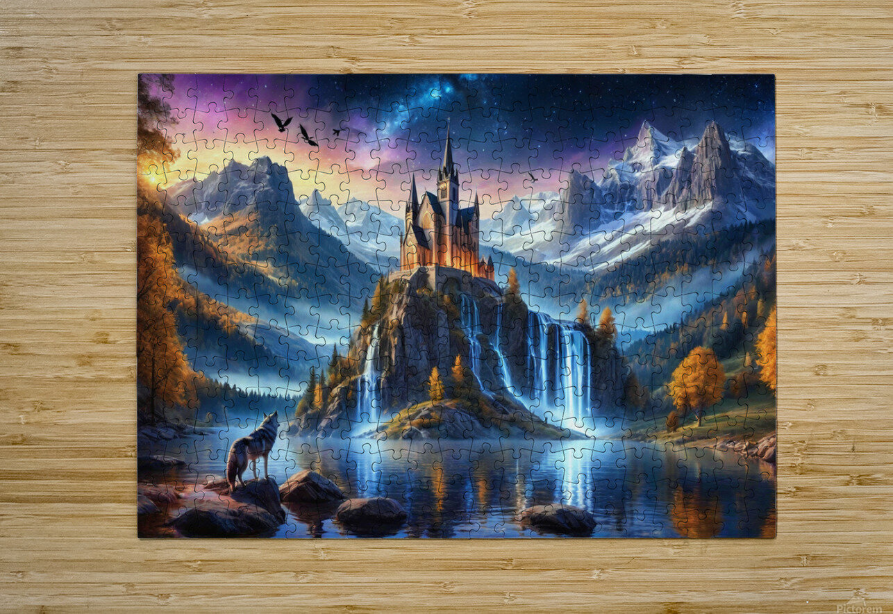 Gothic Landscape 7 | Wolf River Falls Dave Harnetty Puzzle printing