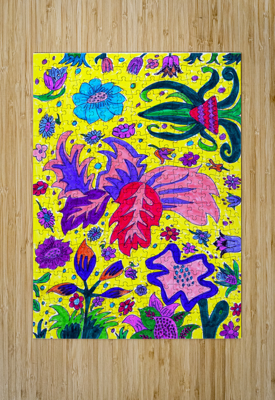 Abstract Floral Nature Design Catriona Roberts Nature Photography and Designs Puzzle printing