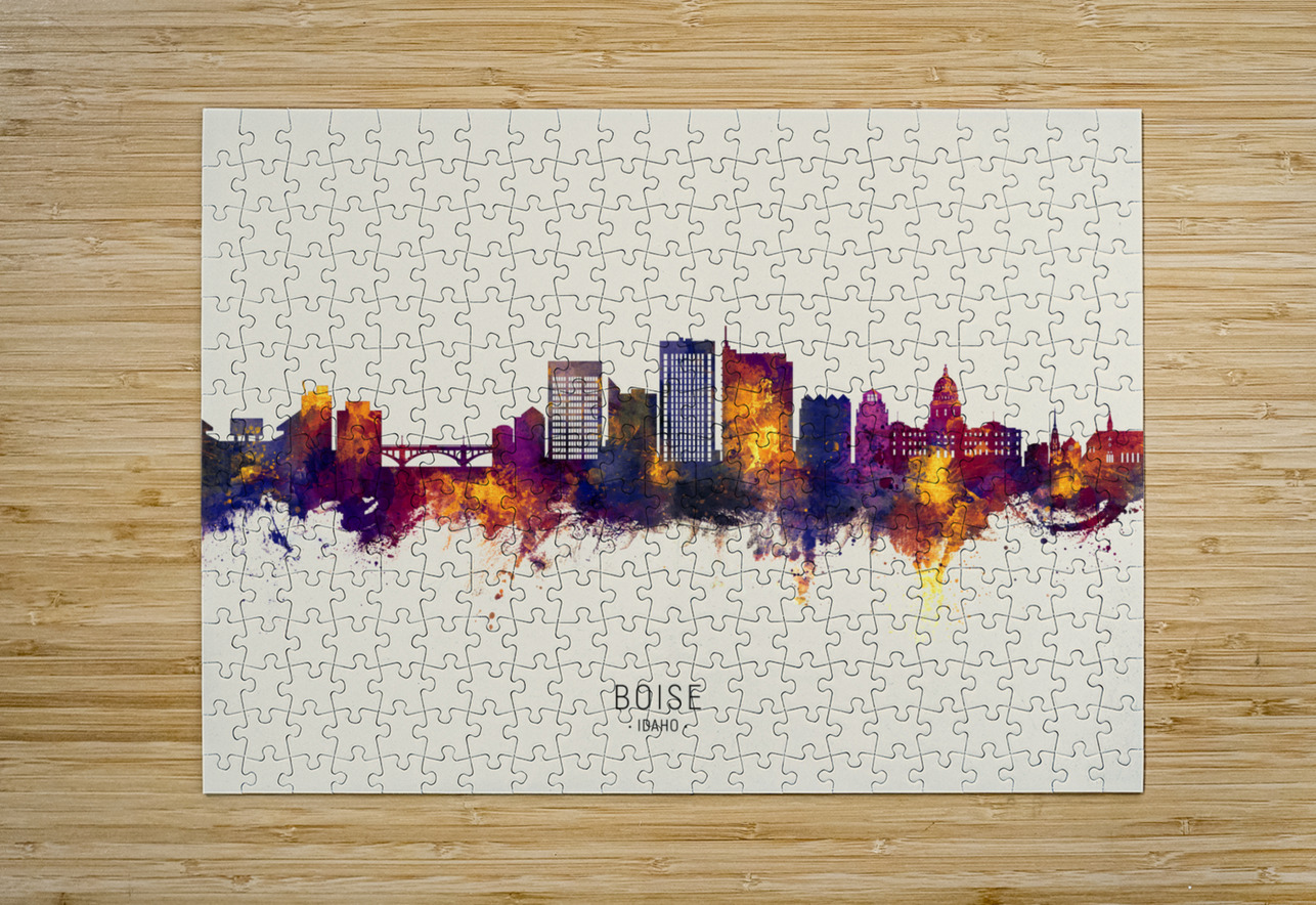Boise Idaho Skyline Michael Tompsett Puzzle printing