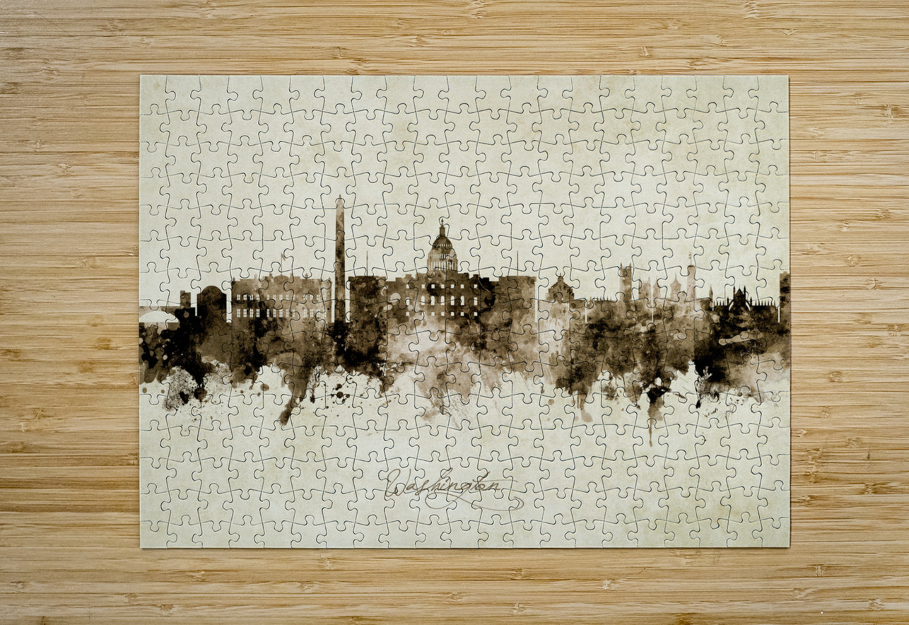 Washington DC Skyline Michael Tompsett Puzzle printing