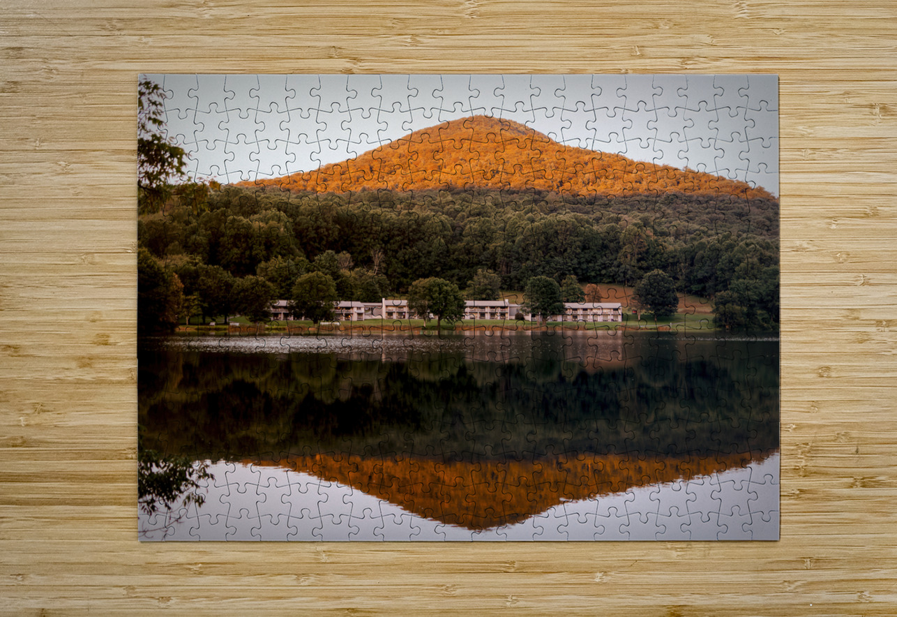 Peaks of Otter Lodge Flat Top Mountain Norma Brandsberg Photography Puzzle printing