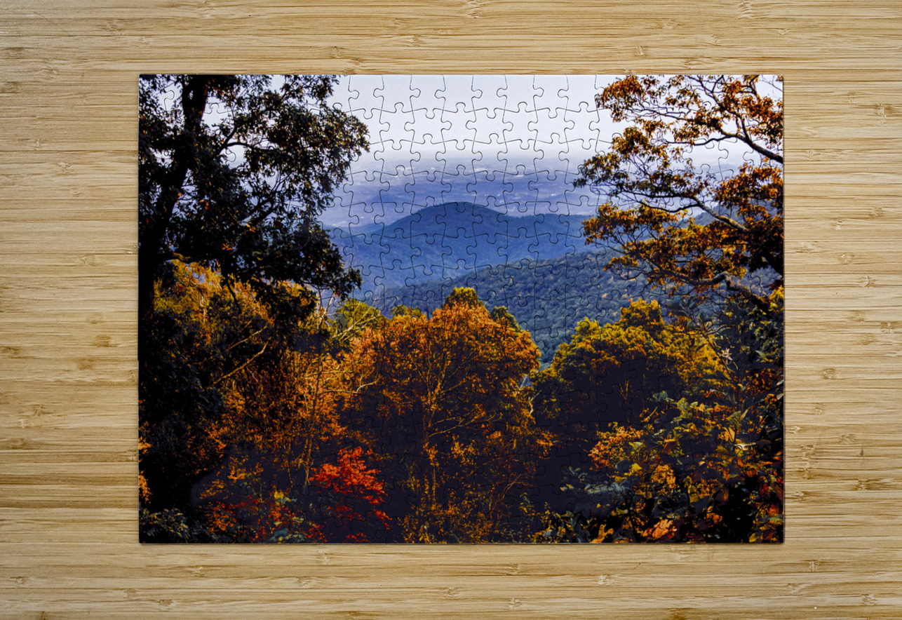 Autumn on the Blue Ridge Parkway Norma Brandsberg Photography Puzzle printing