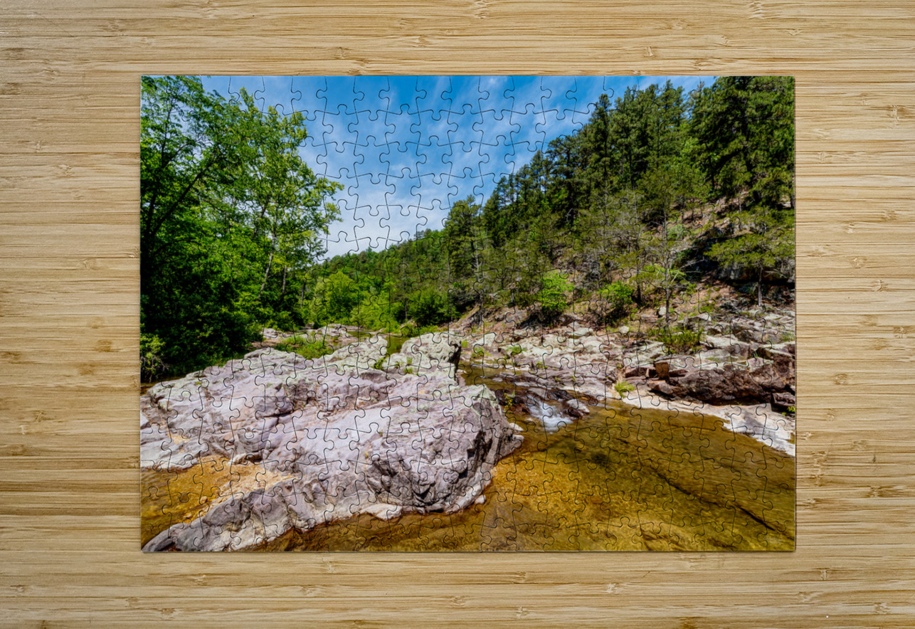 Rocky Creek And Rhyolite Rocks Jennifer White Puzzle printing