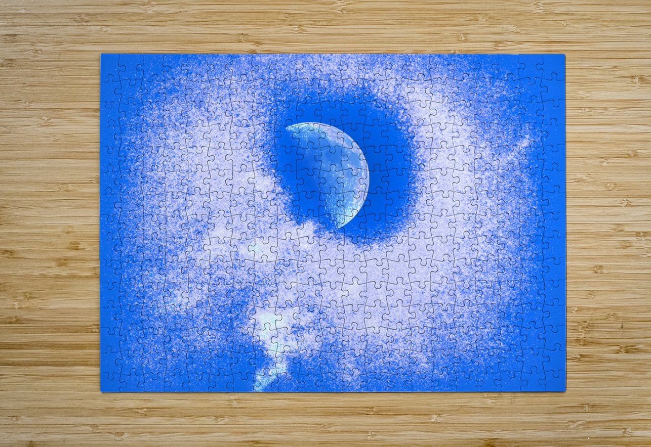 Original Disintegrating Moon Catriona Roberts Nature Photography and Designs Puzzle printing