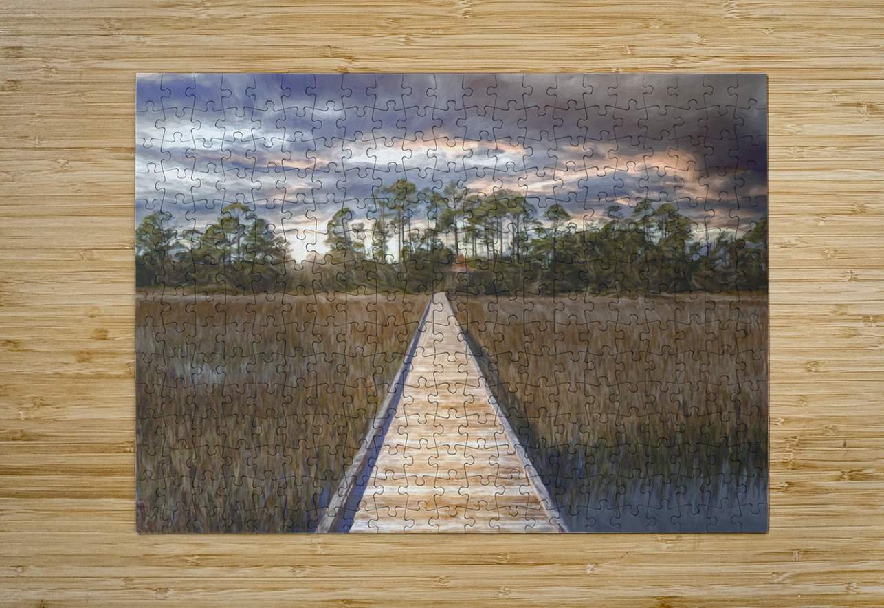 Hunting Island Marsh Walk Norma Brandsberg Photography Puzzle printing