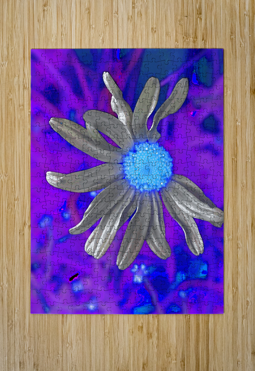  Abstract Colourful Daisy Flower  Catriona Roberts Nature Photography and Designs Puzzle printing