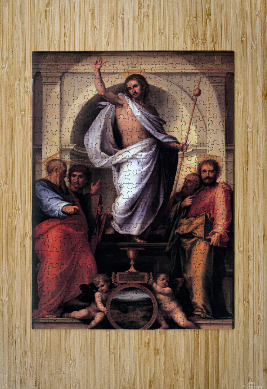Christ with the Four Evangelists BeSaintly Puzzle printing