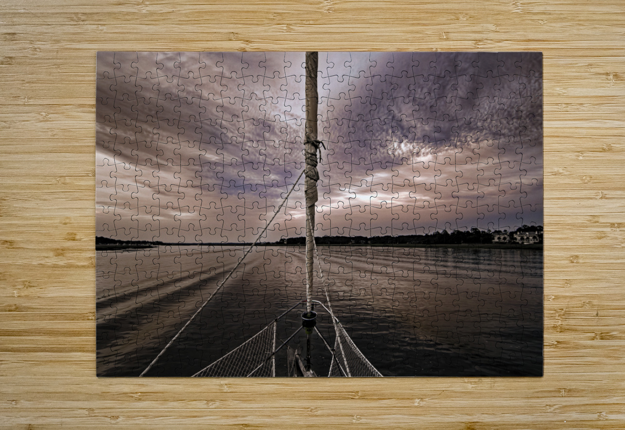 Hilton Head Better on an Americas Cup Yacht Norma Brandsberg Photography Puzzle printing