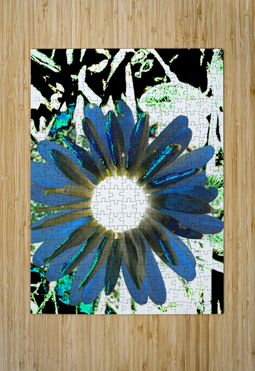 Cool Abstract Daisy Flower Catriona Roberts Nature Photography and Designs Puzzle printing
