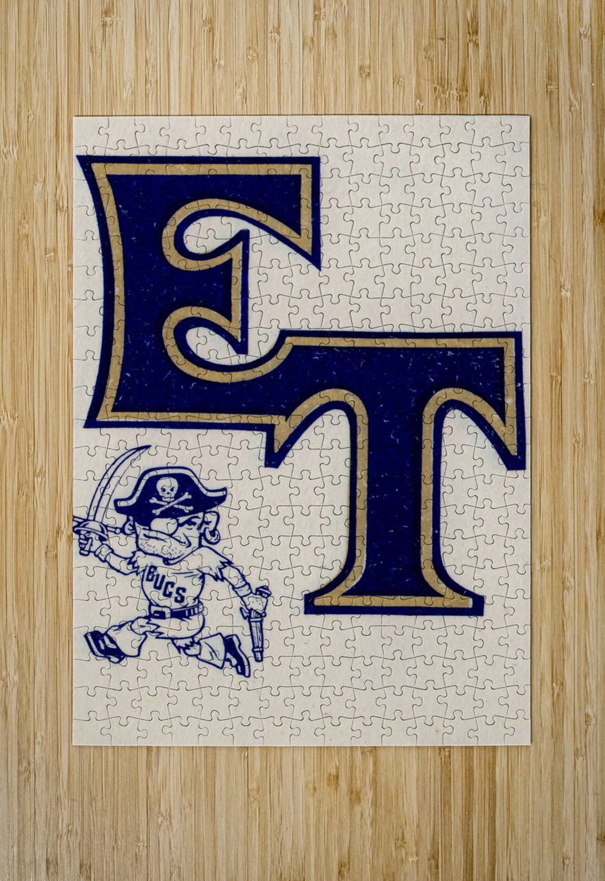 Vintage East Tennessee Bucs Art Row One Brand Puzzle printing