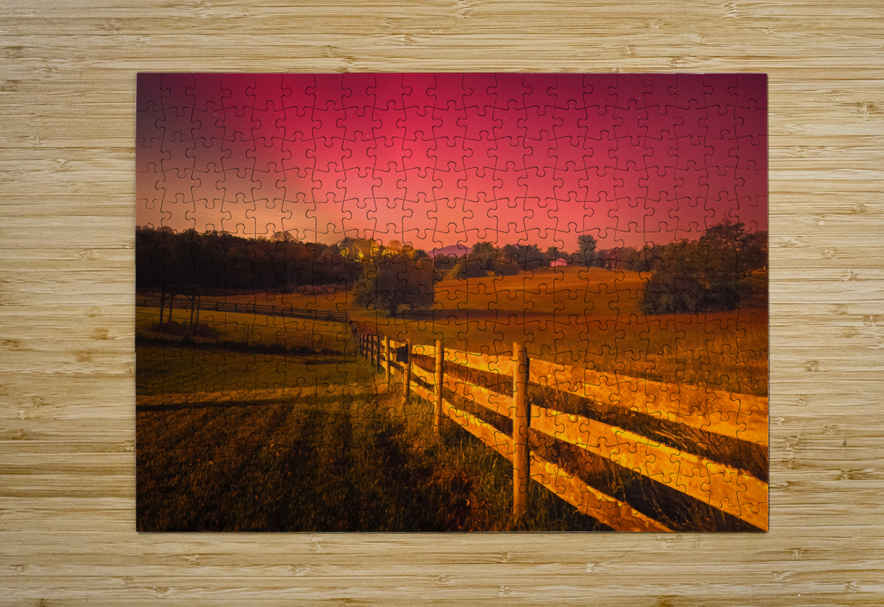Leading the Way to Farm Aurora Norma Brandsberg Photography Puzzle printing