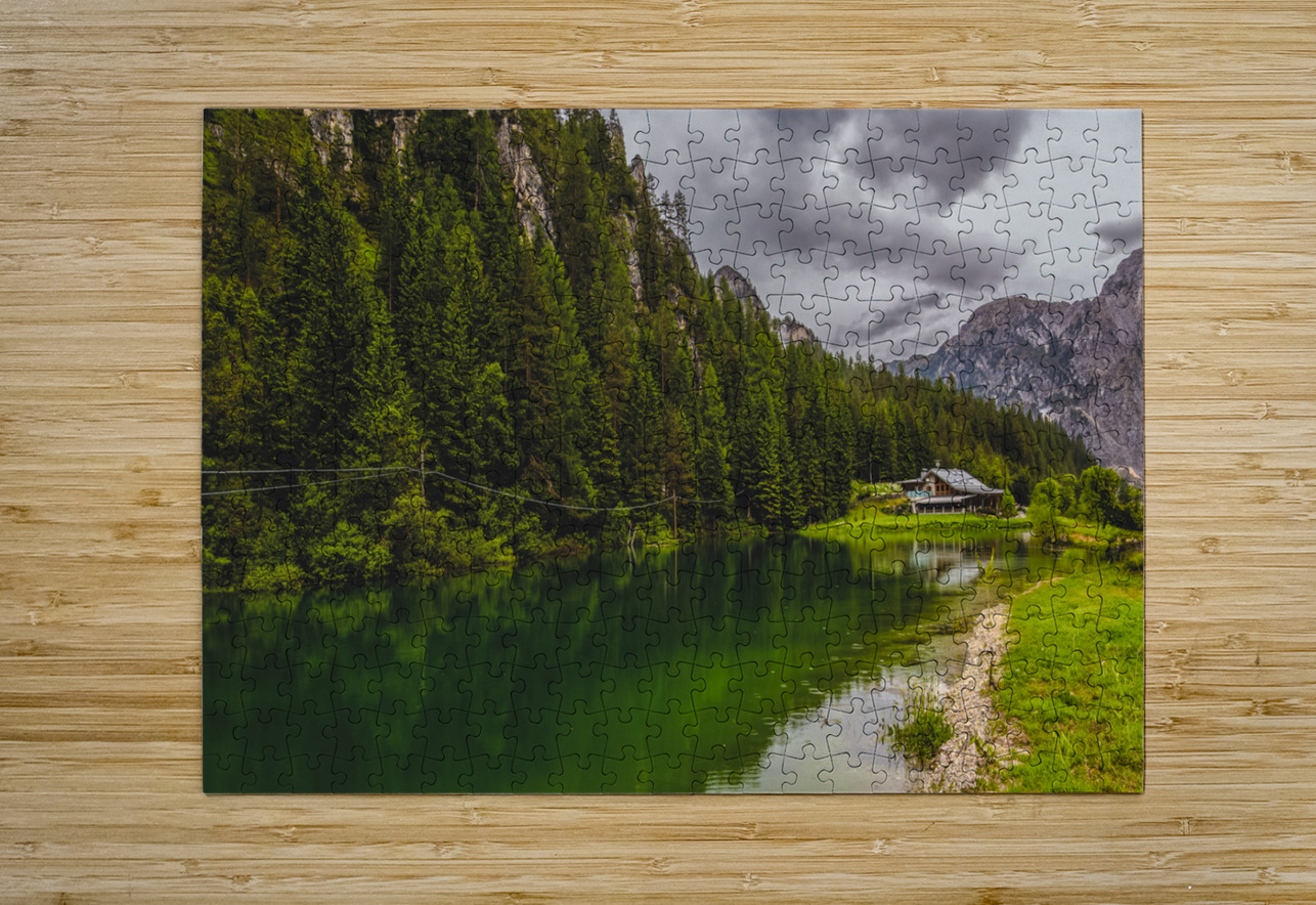 Toblach Hohlenstein Valley Durrensee  Norma Brandsberg Photography Puzzle printing