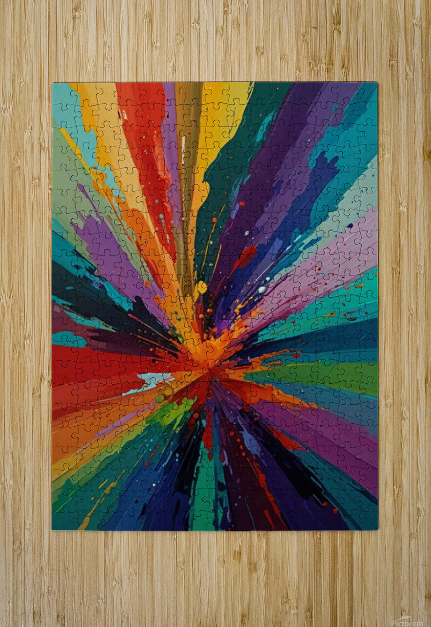 Mix colors with the beauty of life Mohamed Bakry Puzzle printing