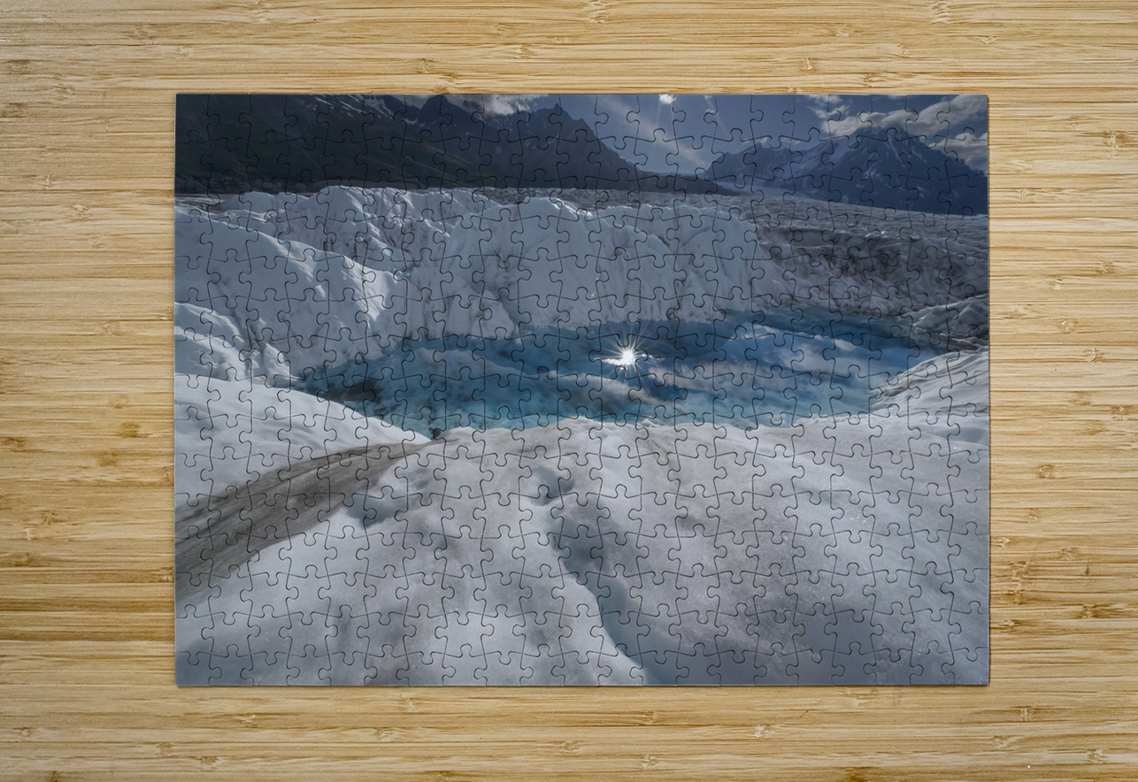 The Glaciers Jewel: A Moment of Magic Caio Paagman Photography Puzzle printing