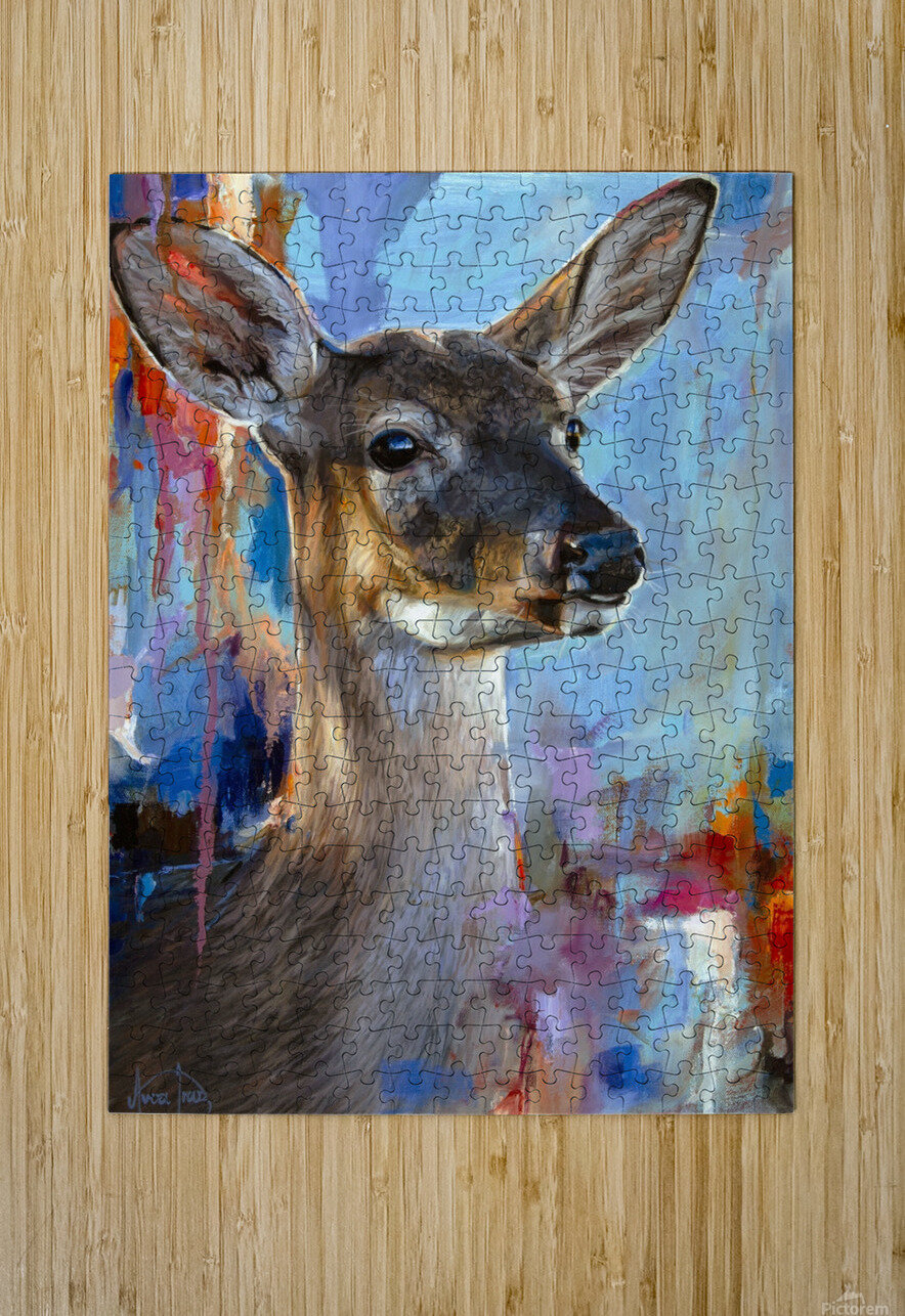 Wide Eyes Averi Iris Art Puzzle printing