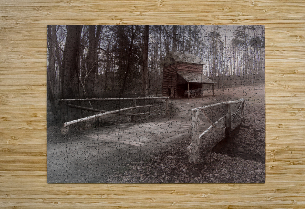 Booker T Washington Monument Barn and Buggy Norma Brandsberg Photography Puzzle printing