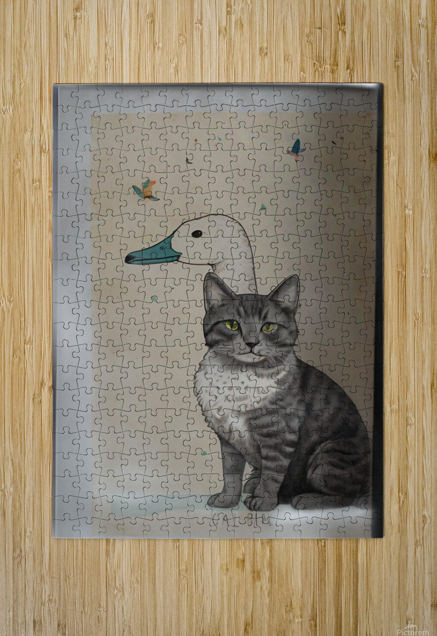 Cute and Quirky Animal Posters – Perfect Gift for Animal Lovers Wall Martique Puzzle printing