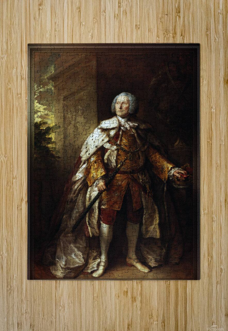 John Campbell 4th Duke of Argyll by Thomas Gainsborough xzendor7 Puzzle printing