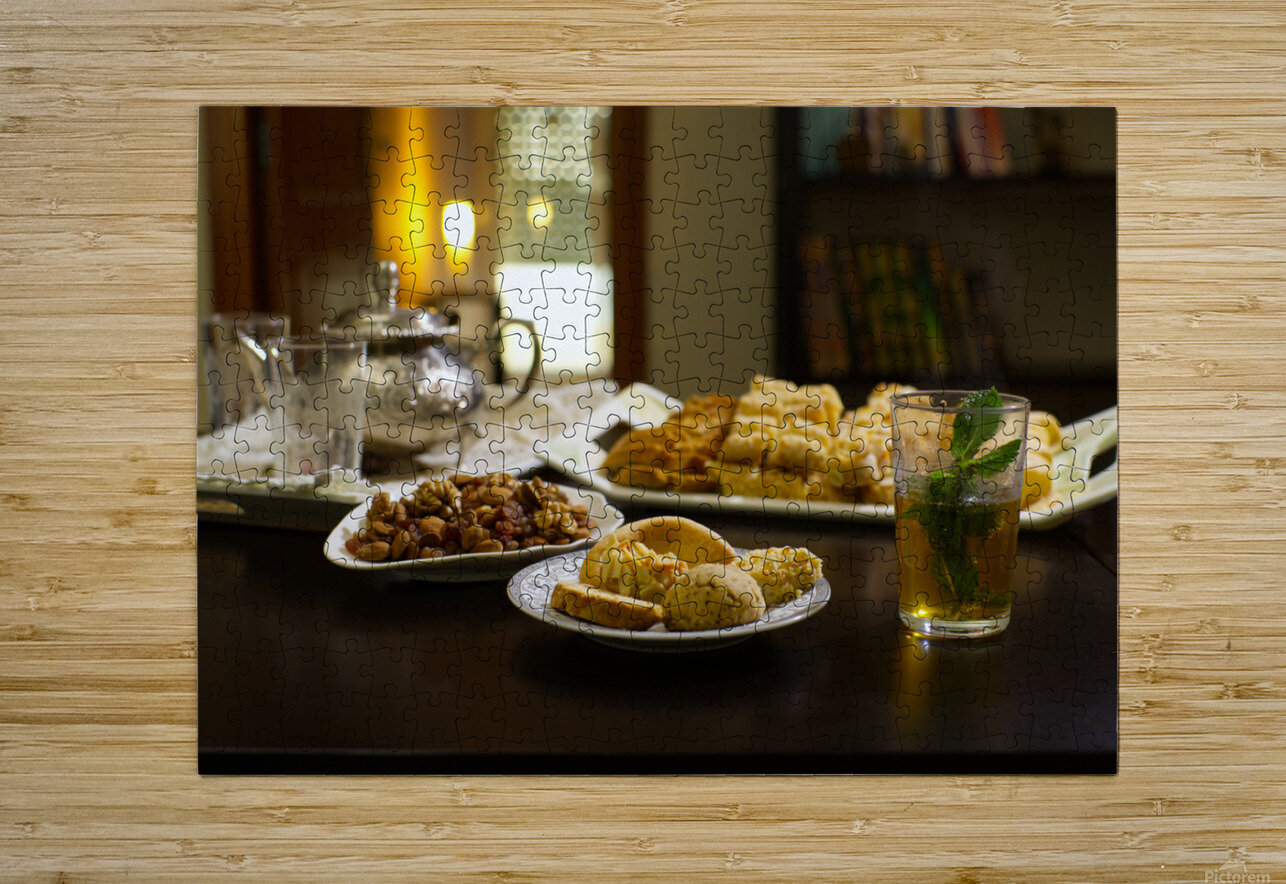 Moroccan tea 02 A Ouassif Puzzle printing
