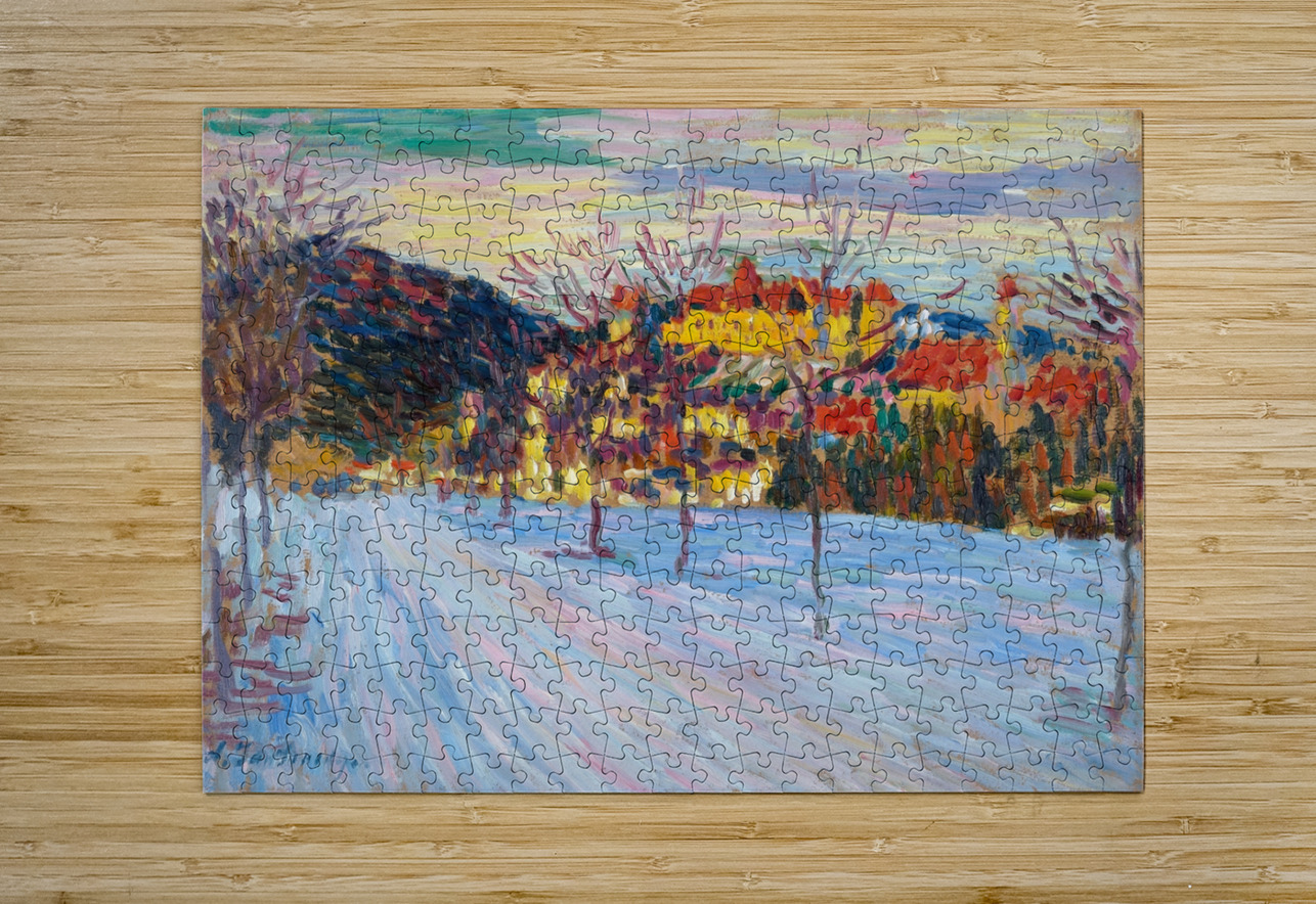 Füssen [1905] by Alexej von Jawlensky [1864–1941] MyCozyFineArt Puzzle printing