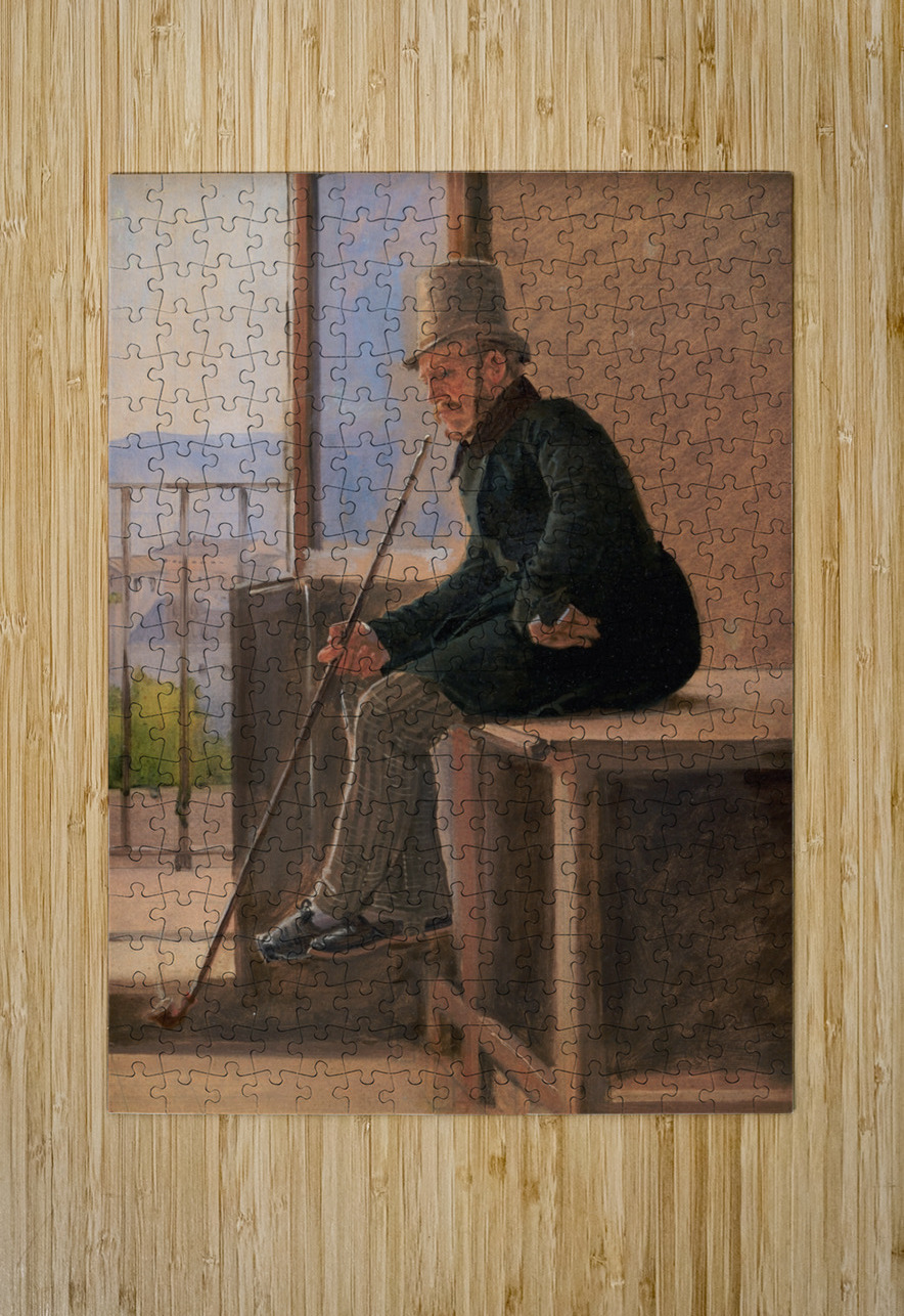 The Painter Jørgen Sonne [1837] by Constantin Hansen [1804–1880] MyCozyFineArt Puzzle printing