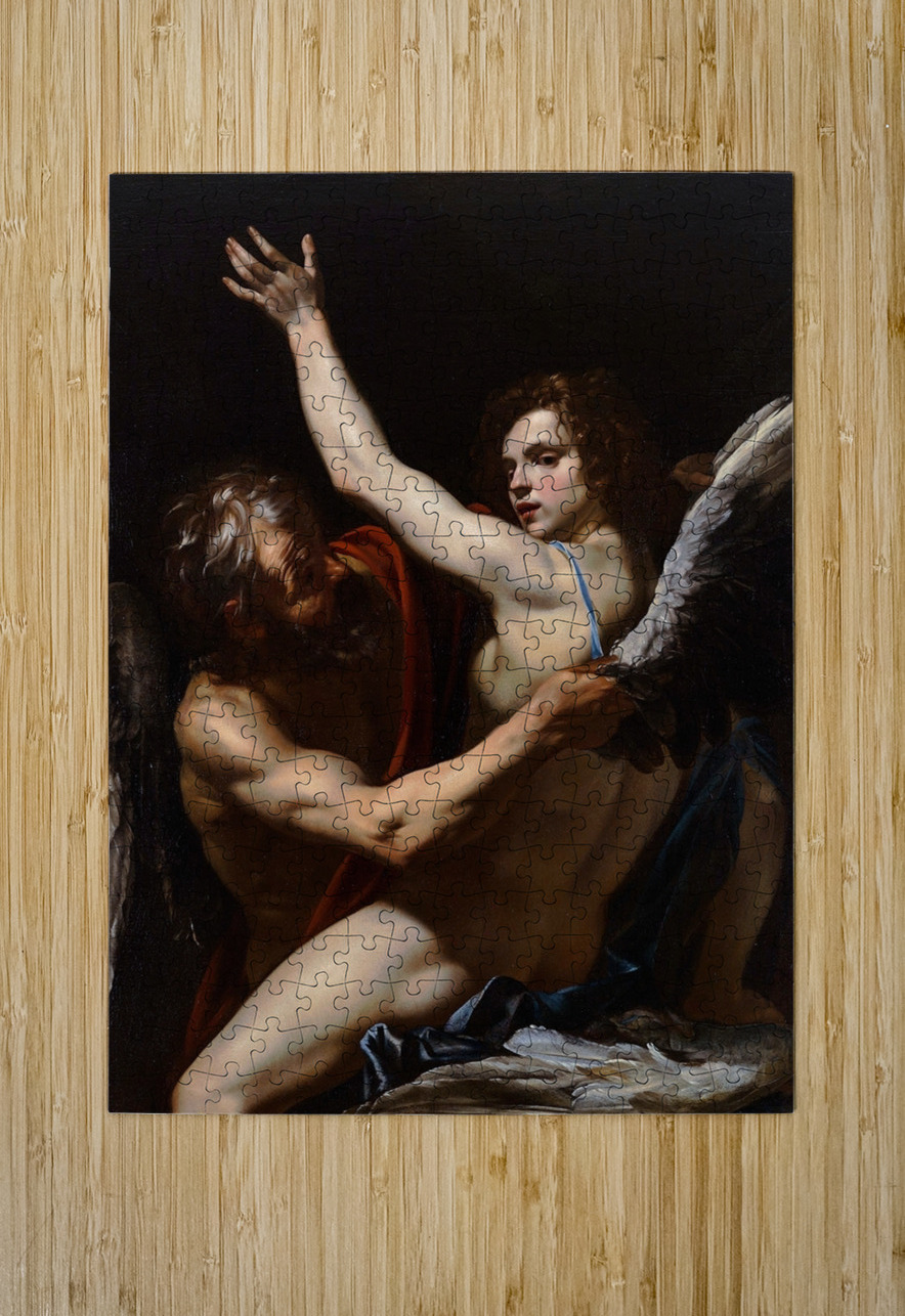 Daedalus and Icarus [circa 1625] by Orazio Riminaldi [1593–1630] MyCozyFineArt Puzzle printing