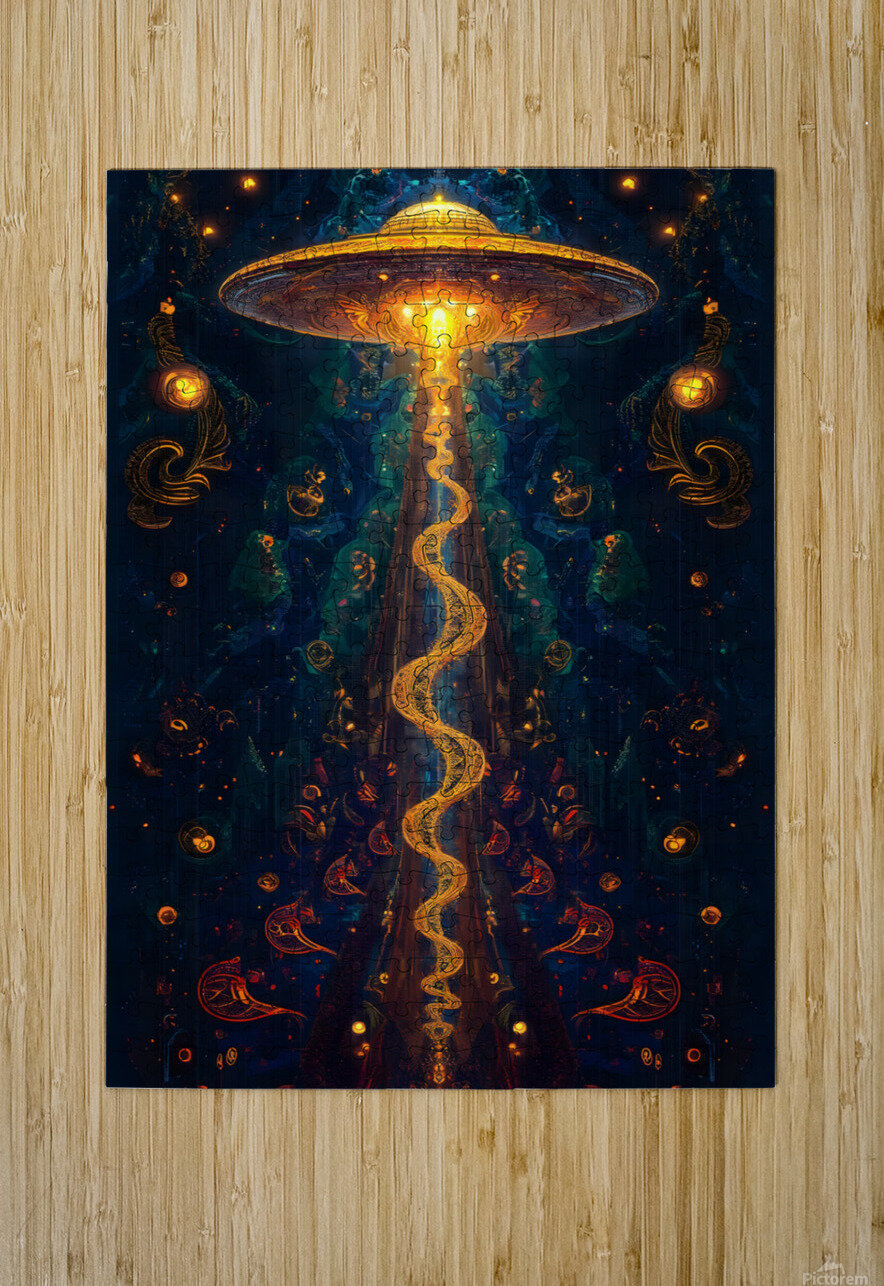 Celestial Ritual: The Shamanic UFO Vision James Derrick Puzzle printing