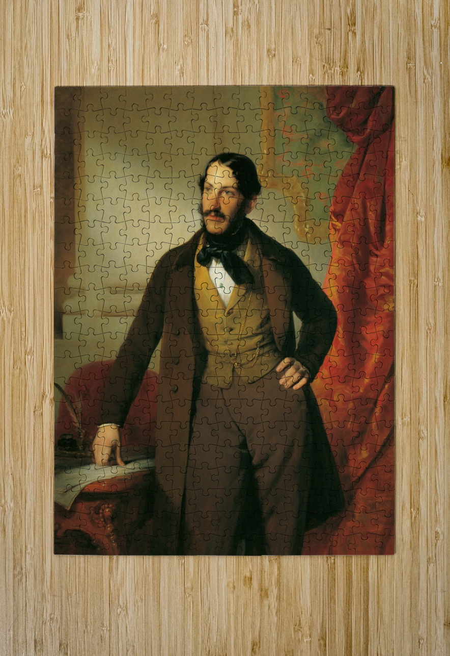 Der Industrielle Maximilian Todesco [1846] by Friedrich von Amerling [1803–1887] MyCozyFineArt Puzzle printing