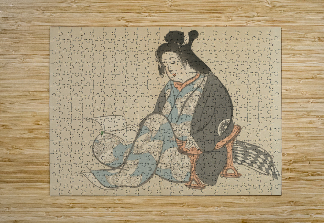 Idleness [Tsurezure] [1909–1910] by Kamisaka Sekka [1866–1942] MyCozyFineArt Puzzle printing