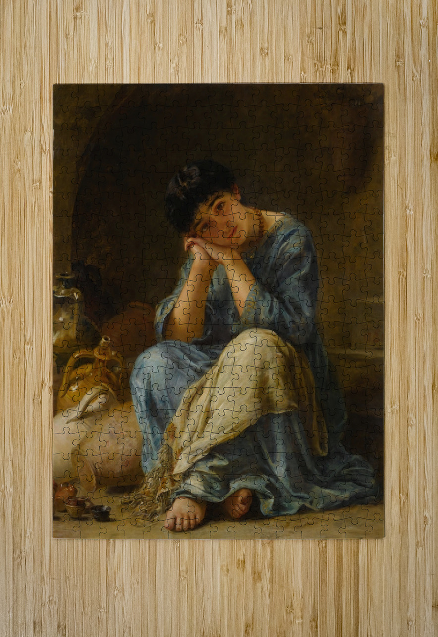 The Ionian Pottery Seller [1881] by Edwin Long [1829–1891] MyCozyFineArt Puzzle printing