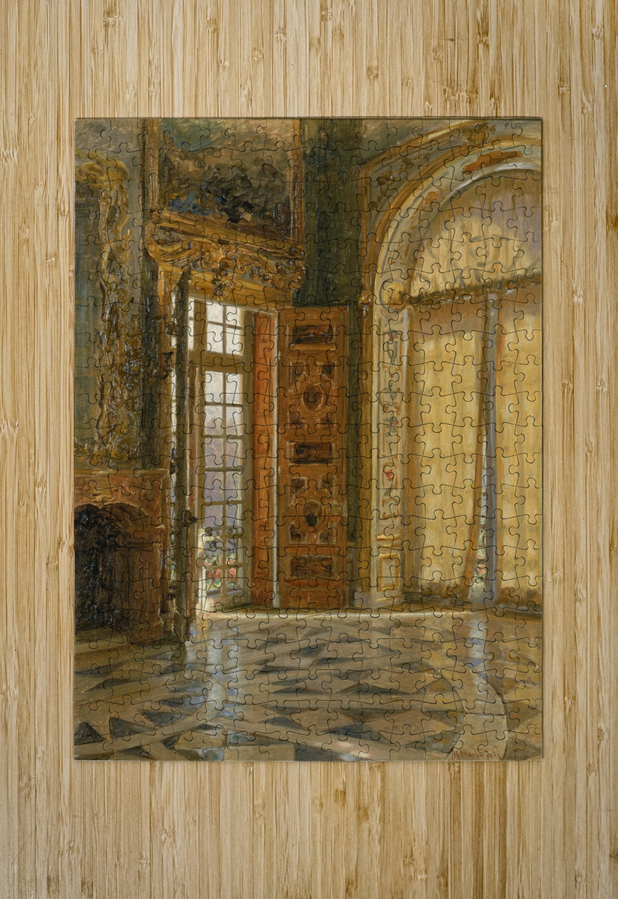 Vestibule Corner ‘Schleissheim.’ Prince Regent Luitpold’s Palace [1880] by Herman Hartwich [1853–1926] MyCozyFineArt Puzzle printing