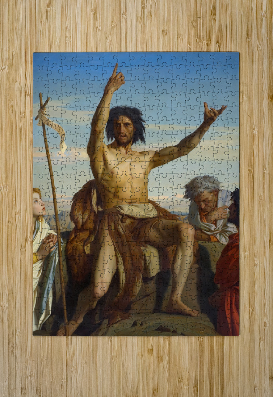 Saint Jean–Baptiste [1849] by Alexandre Cabanel [1823–1889] MyCozyFineArt Puzzle printing