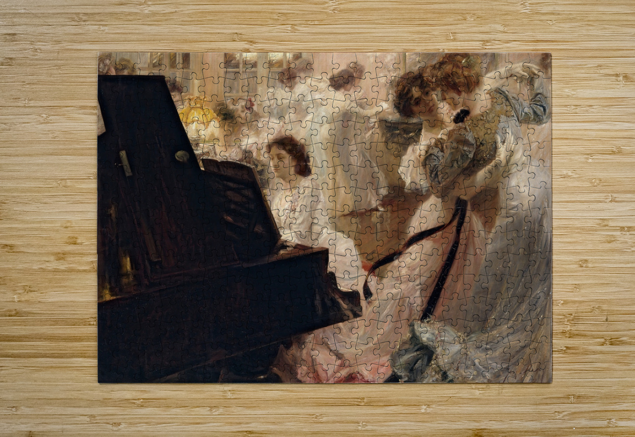 Bal blanc [1903] by Joseph–Marius Jean Avy [1871–1939] MyCozyFineArt Puzzle printing