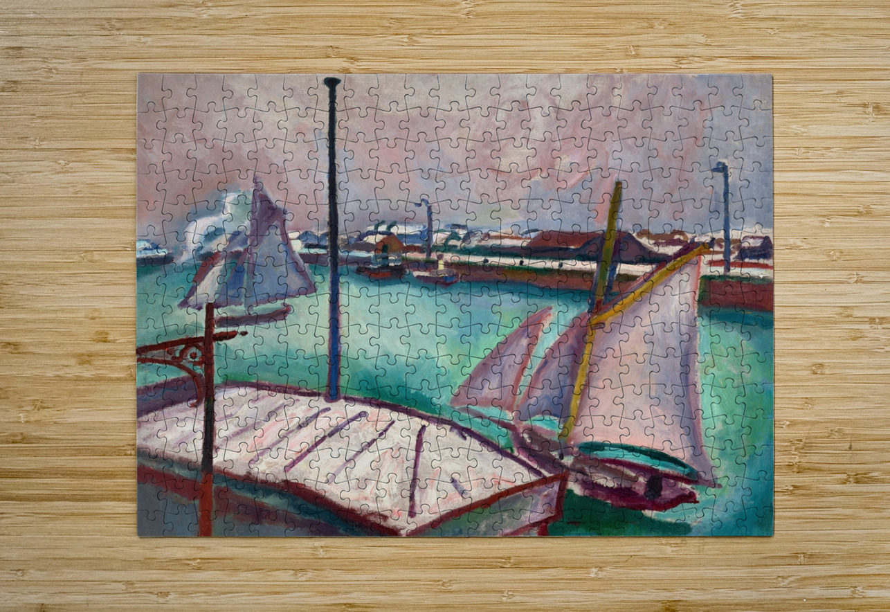 Les Barques [1906] by Raoul Dufy [1877–1953] MyCozyFineArt Puzzle printing