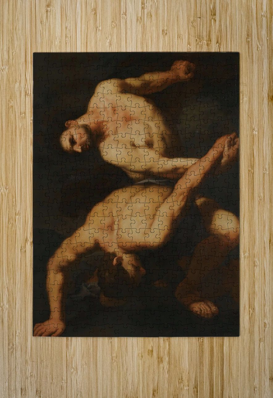 Hercules And Cacus by Antonio Zanchi [1631–1722] MyCozyFineArt Puzzle printing